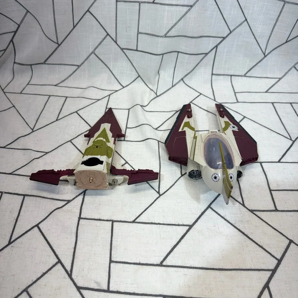 Star Wars‎ jedi Starfighter OS Maroon Incomplete Parts Repair